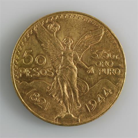 Mexiko - 50 Pesos 1944, 41,63 gr. GOLD,