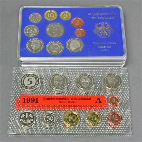 BRD - Kursmünzensatz 1991,