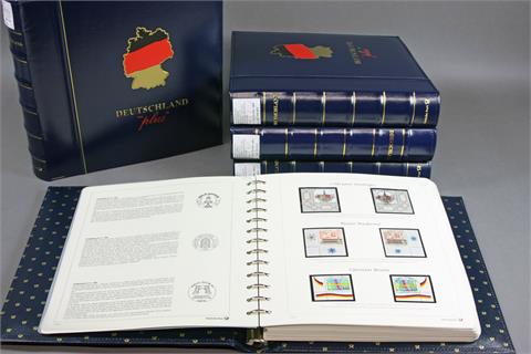 Brfm. 'Deutschland Plus' - 1999/2010, gepflegte Sammlung ** und o, 5 Vordruckalben,