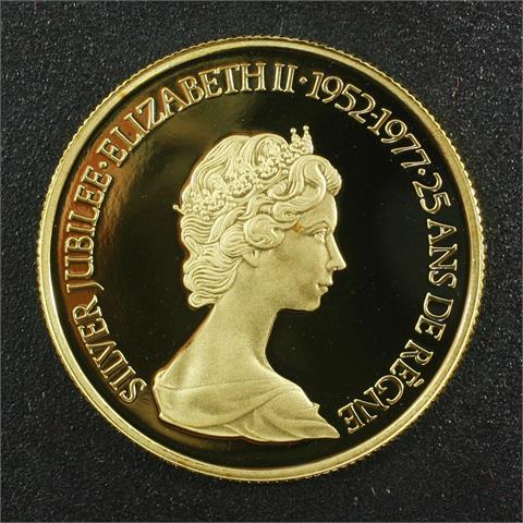 Kanada - 100 $ Blumenbouquet, 1977, 16,986 gr. GOLD,