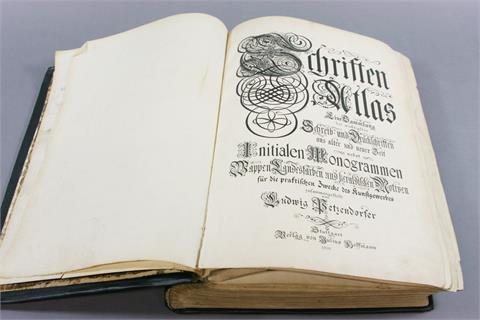 'Schriften Atlas - Eine Sammlung der wichtigsten Schreib- und Druckschriften aus alter und neuer Zeit