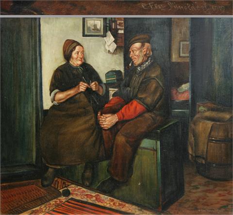 FEY, CARL (1867-1939): Fischerpaar.