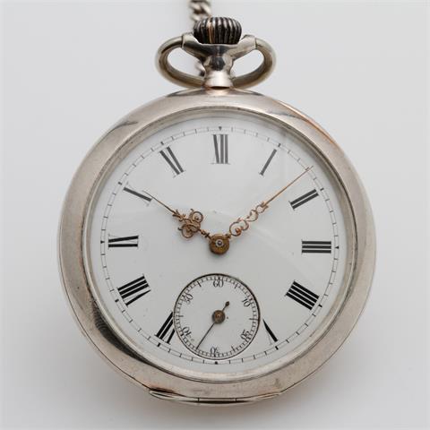 Taschenuhr, Lepine, um 1900/10. Gehäuse Silber 800 (auch SD),