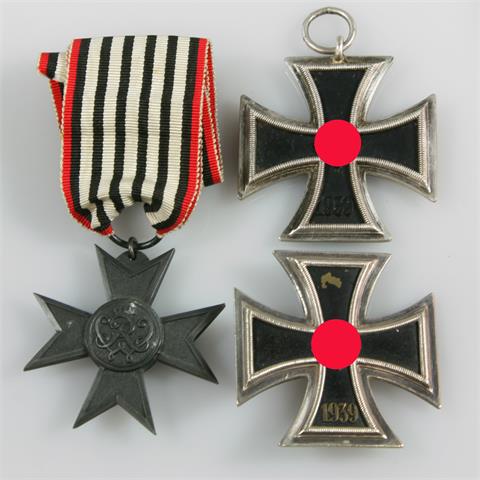 Konvolut - Eisernes Kreuz 1. und 2. Klasse 1939,