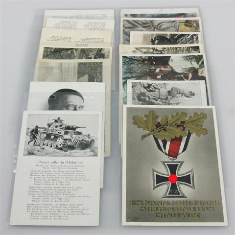 Propaganda III. Reich - SELTENHEITEN! Ca. 21 diverse Postkarten,