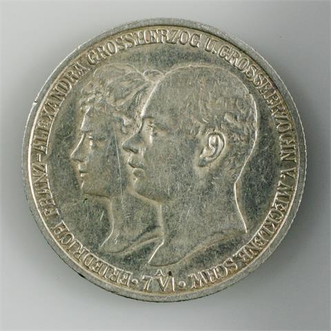 Mecklenburg-Schwerin - Friedrich Franz IV., 1897-1918, 2 Mark 1904 A,