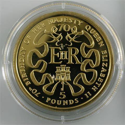 Gibraltar/GOLD - 5 Pfund 1996,