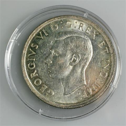 Kanada - Dollar 1939, George V. Besuch des englischen Königs Georg VI ,