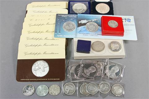 Silber - Grosses Konvolut verschiedener Silbermünzen