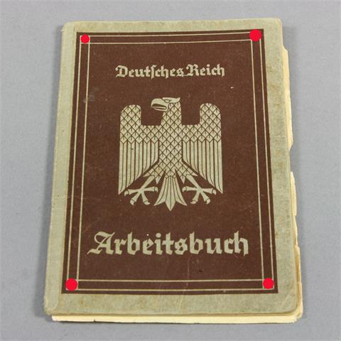 III. Reich - 'Arbeitsbuch' einer Musikerin,
