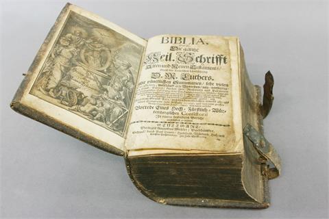 Biblia, 'Das ist die ganze Heil. Schrifft Alten und Neuen Testaments...', 1704