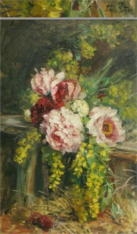 PETERS, ANNA (1843-1926), 'Blumenstilleben'.