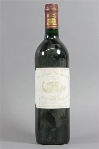 1 Flasche Chateau Margaux 1986 Premier Grand Cru Classe.