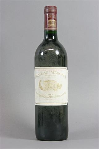 1 Flasche Chateau Margaux 1988 Premier Grand Cru Classe.