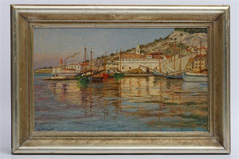 ANKELEN, EUGEN (1858-1942) 'Kroatische Küstenlandschaft'.
