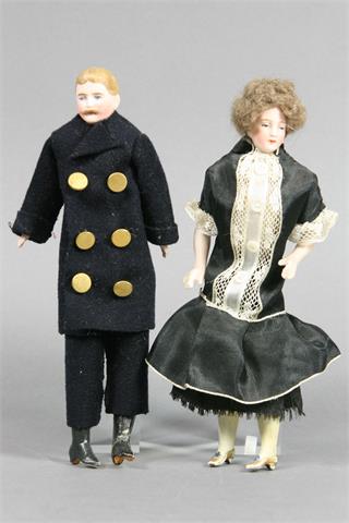 Puppenstuben-Paar, um 1900,