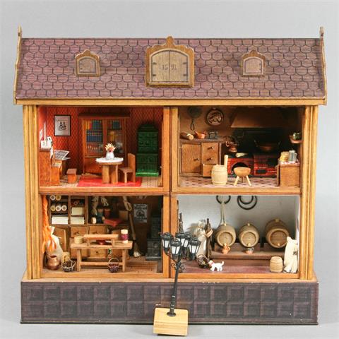 Puppenhaus Miniaturmodell, 20.Jh.,
