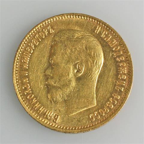 Russland/GOLD - 10 Rubel 1899,