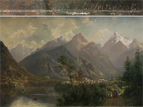 WEITBRECHT, L. (20. Jh.), Ansicht des Zeller Sees.