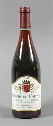 1 Flasche Domaine des Chanssaud 2005 Côte-du-Rhône.