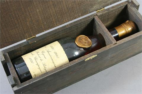 1Flasche Cognac Prince Hubert de Polignac 1931/1981 50ème Anniversaire.