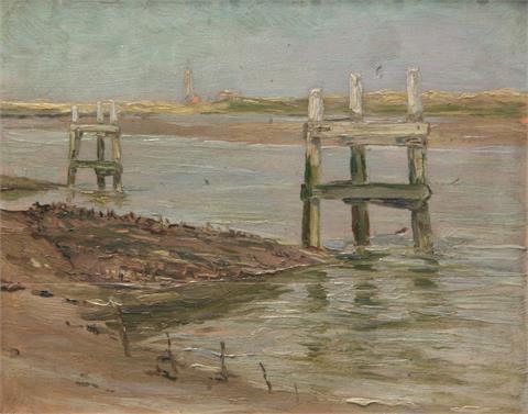 Landschafter, um 1900, Küstenlandschaft.
