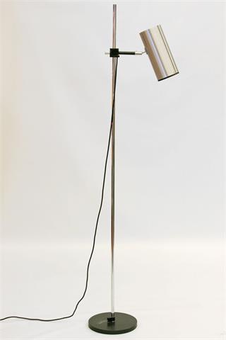 Stehlampe, 1970er Jahre, Metall.