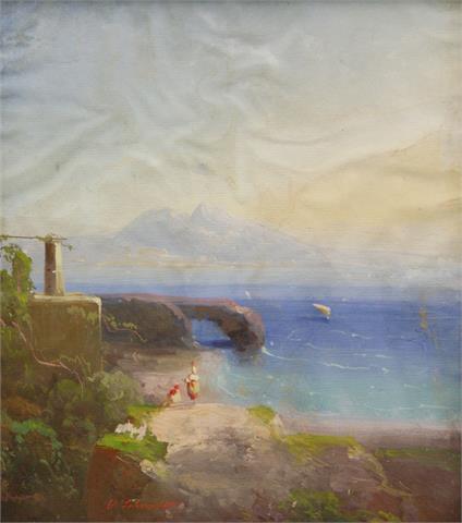 Wohl SCHREIBER,Peter Conrad (1816-1894), "Golf von Neapel".