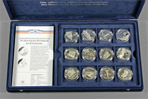 USA - Sammlung von 24 Münzen,