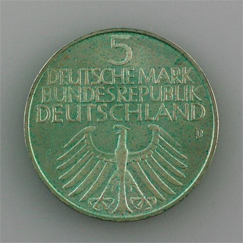 BRD - 5 DM 1952 D, Germanischen Museum,
