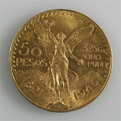 Mexiko/GOLD - 50 Pesos 1946,