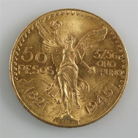Mexiko/GOLD - 50 Pesos 1945,