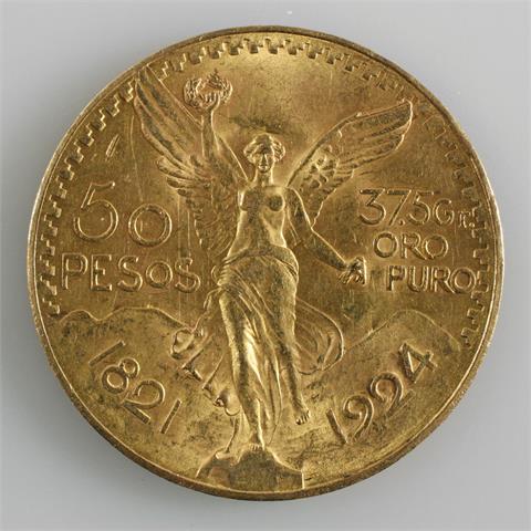 Mexiko/GOLD - 50 Pesos 1924,