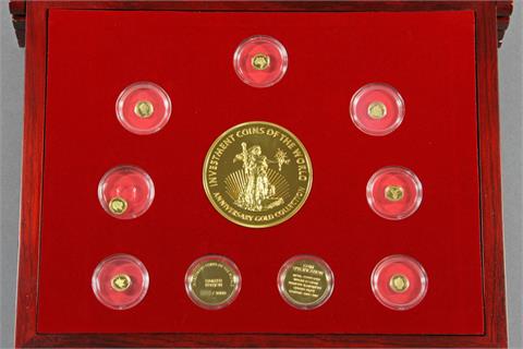 GOLD / "Investment Coins of the World" - Sammlung