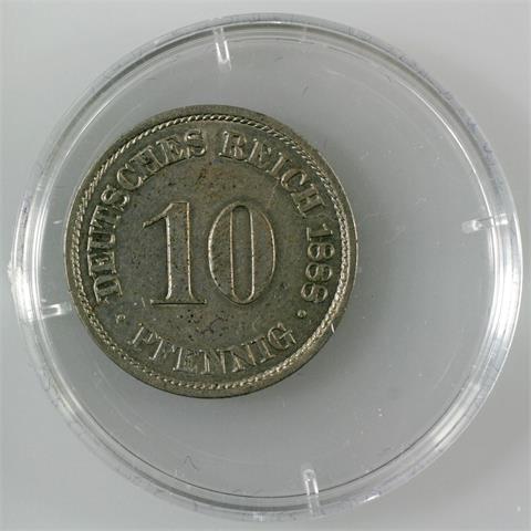 Dt. Reich - 10 Pfennige 1888 A,