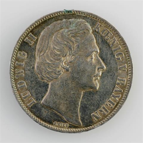 Bayern - Taler 1871, Ludwig II.,