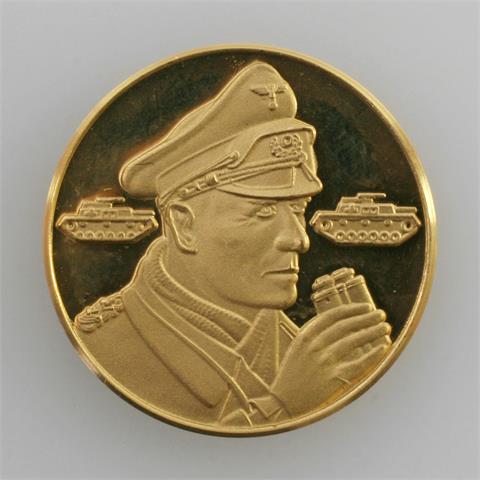 GOLDMEDAILLE Generalfeldmarschall Erwin Rommel,