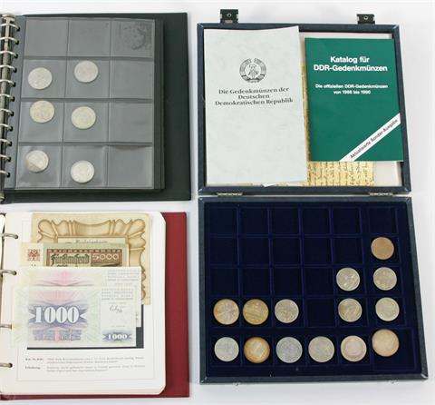 3. Reich / DDR / UdSSR - Fundgrube mit etwas Silber, ohne große Highlights,