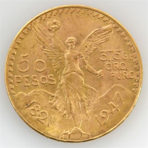 Mexiko / Gold - 50 Peso 1947,