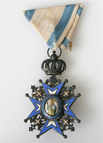 Königreich Serbien - St. Sava Orden IV. Klasse mit Etui,