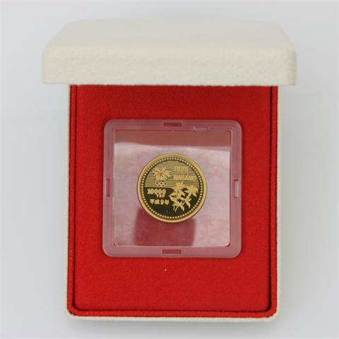 Japan/GOLD - 10000 Yen 1998 Nagano, Olympic Proof Coin Set,