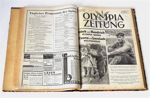 Olympia Zeitung 1936 - "Offizielles Organ der XI. Olympischen Spiele 1936 in Berlin. Herausgegeben vom Reichsportverlag",