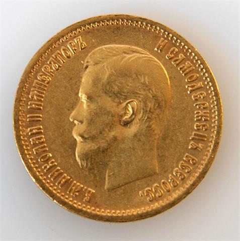 Russland / Gold - 10 Rubel 1899, Nikolaus II., 1894-1917,