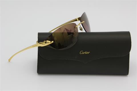 CARTIER edle Sonnenbrille "PANTHERE". NP. 450,-€.