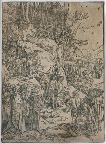 DÜRER, ALBRECHT ( 1471-1528): "Die Marter der Zehntausend" (1496),um 1580-1600.