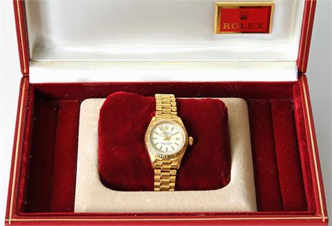 ROLEX Oyster Perpertual Date Just GG 18 K Chronometer, Kauf 1989, KP : 7000€,