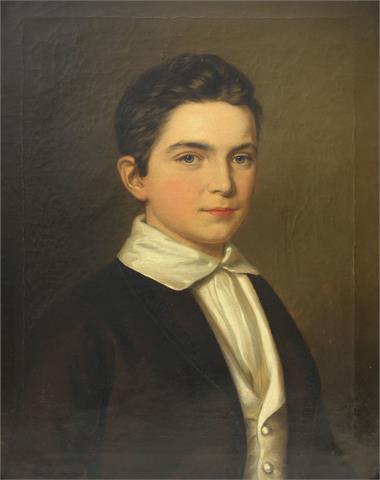 BARABÁS, HENRIETTE DE (1842 - 1892): Portrait Béla von Sillaghi.
