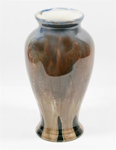 Vase, glasierte Keramik, wohl 20. Jh.