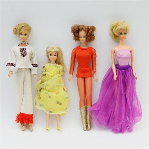 Konvolut Barbiepuppen und Skipper, 1950er/60er Jahre,