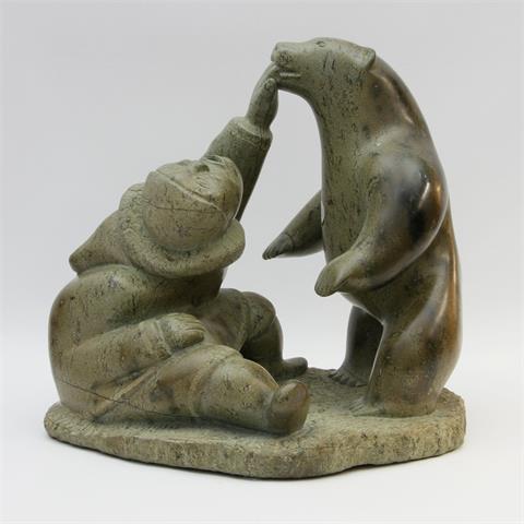 Inuit-Skulptur. KANADA, 20. Jh.